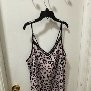 Cheetah print tank top